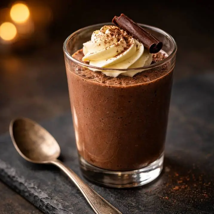 Schokoladenmousse als Nachtisch einfach machen – cremig im Glas serviert